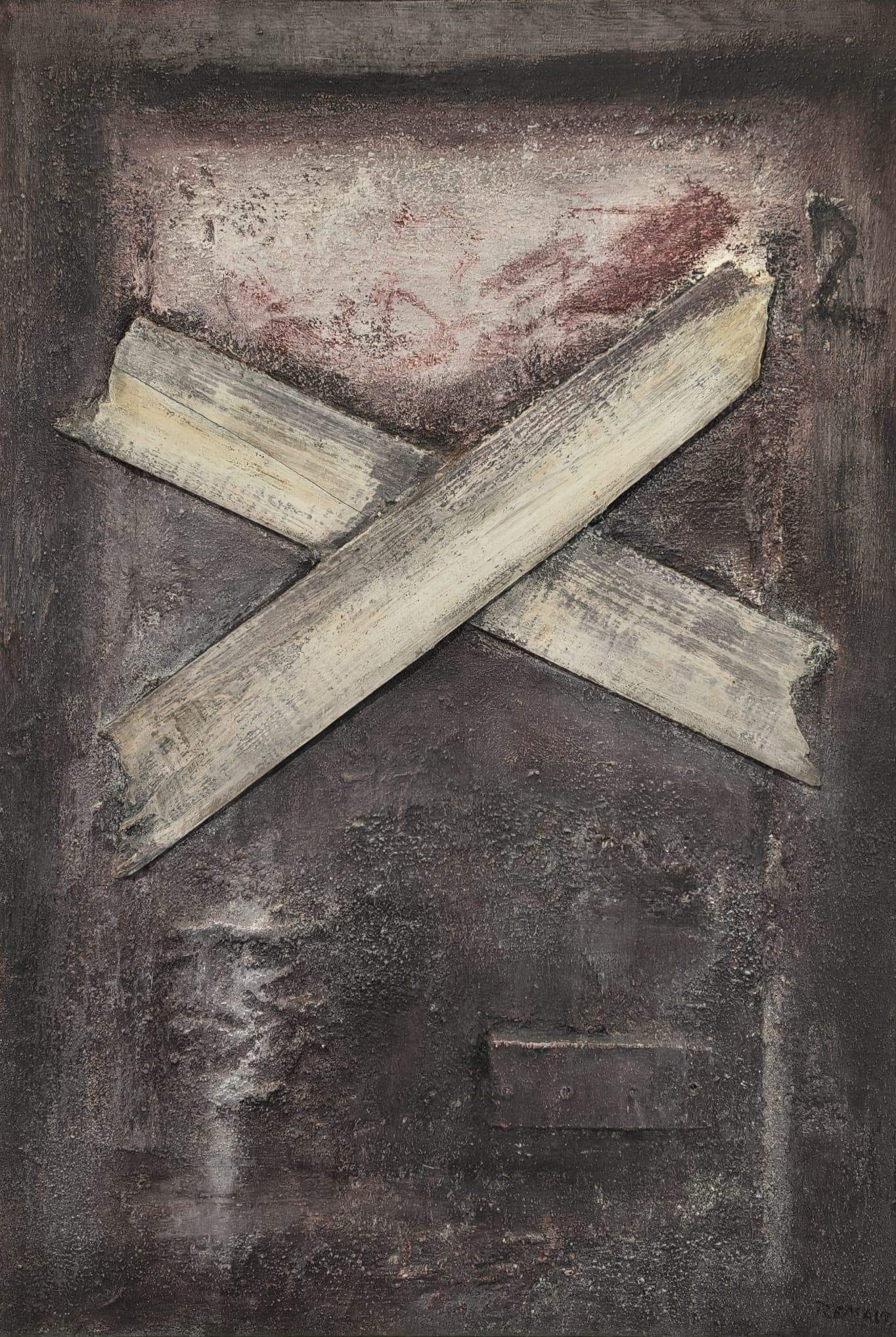 Summer in Essex 2, acrylic mixed media