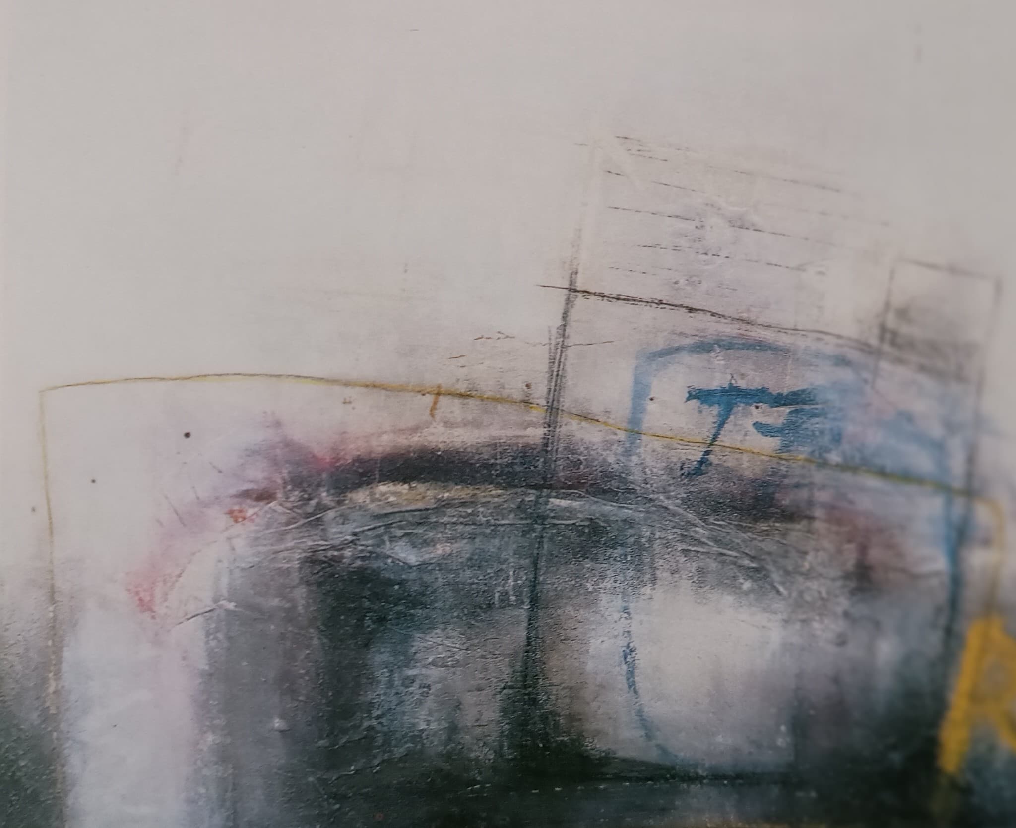 Ask my Daughter — painting by Belgian abstract artist Roger Remaut in the permanent collection of Mu.ZEE, Ostend