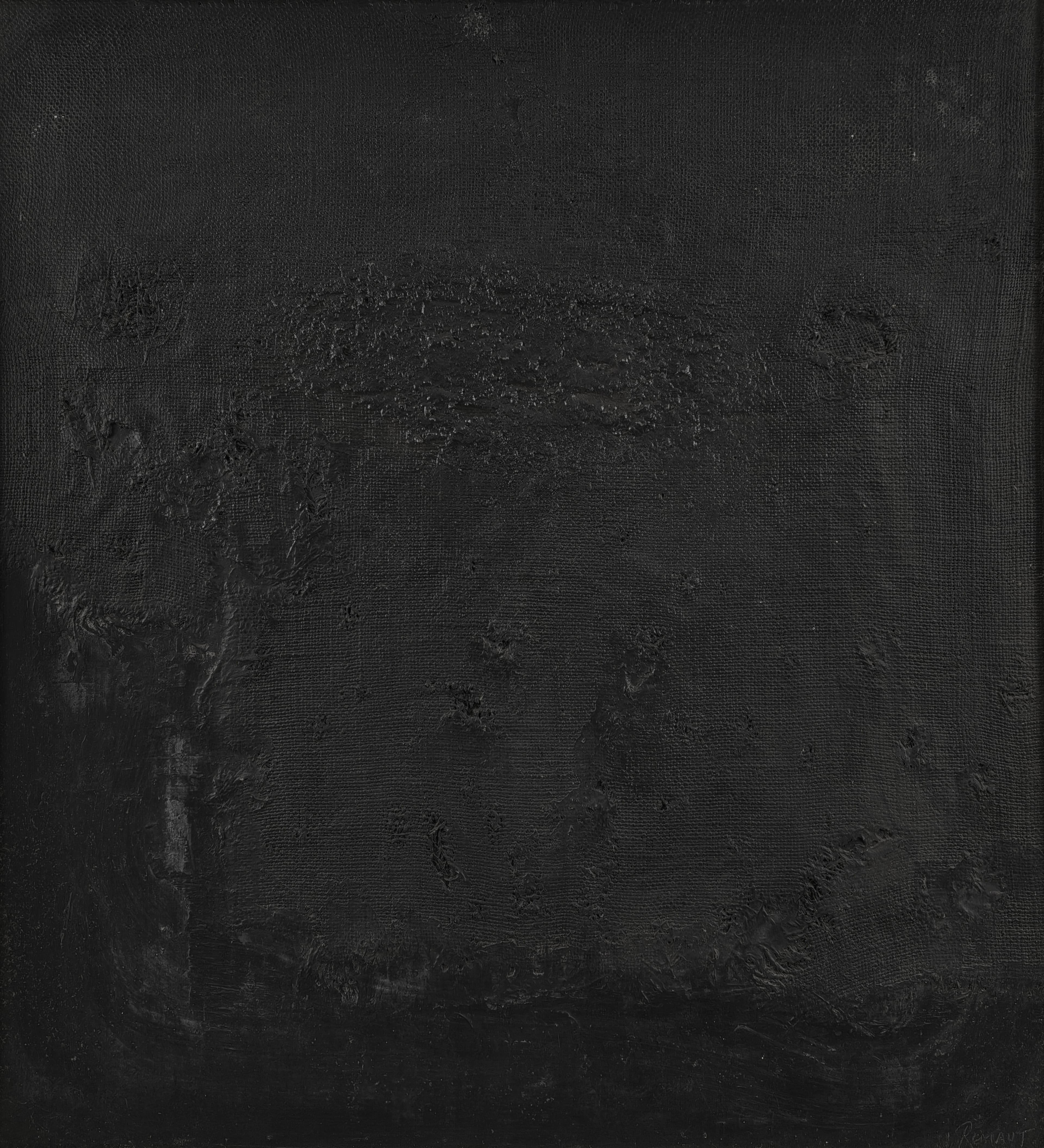Untitled I (1987) — Acrílico em técnica mista sobre tela do artista belga Roger Remaut