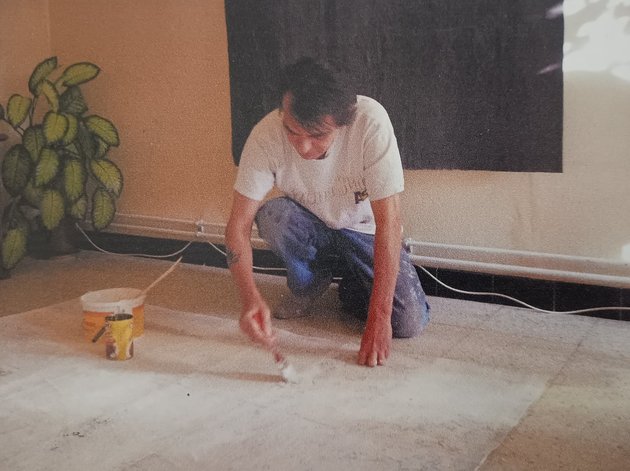 Roger Remaut at his Pollinkhove studio, West Flanders, Belgium
