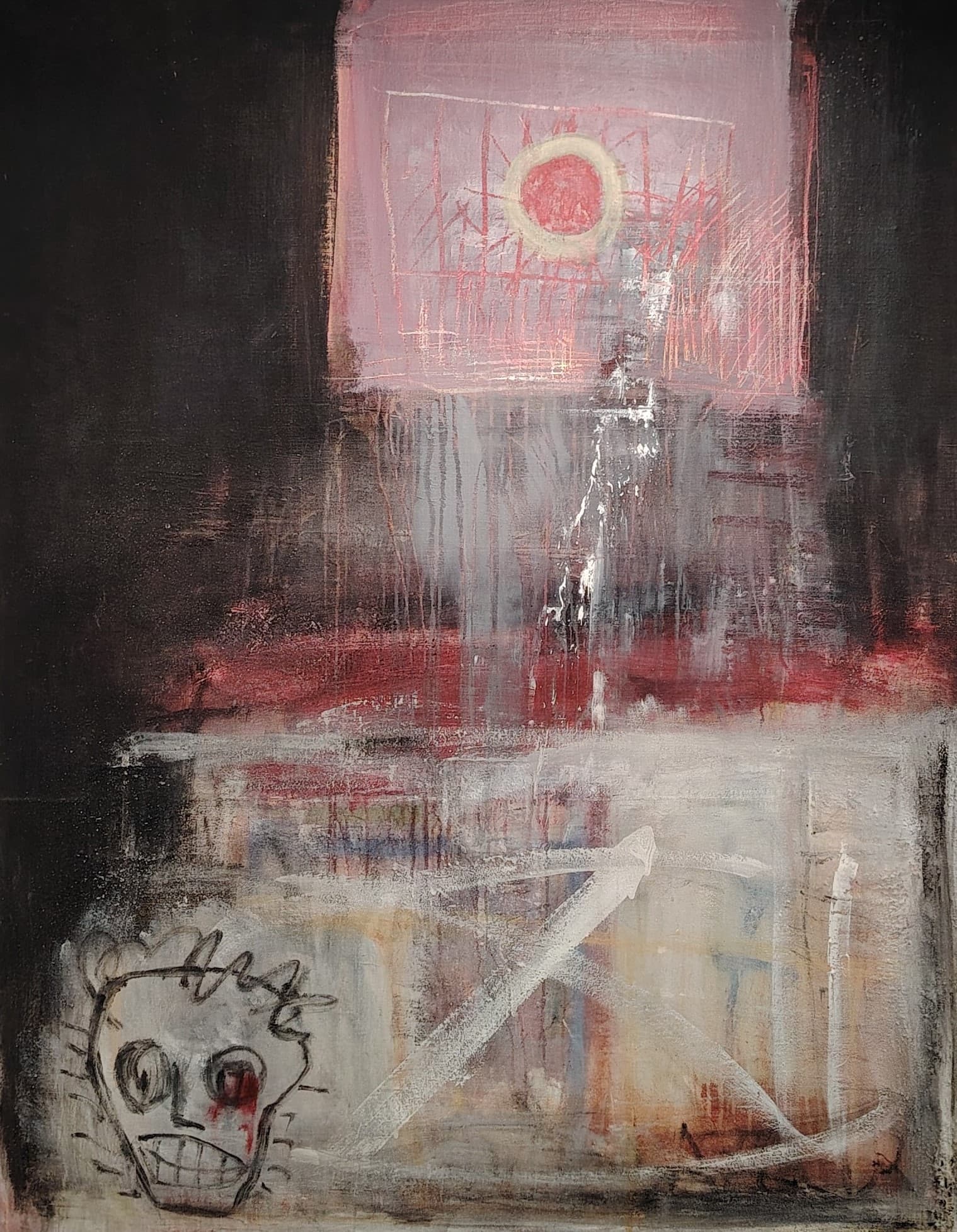 Zeitgeist (2007) — Mixed media acrylic by Belgian artist Roger Remaut