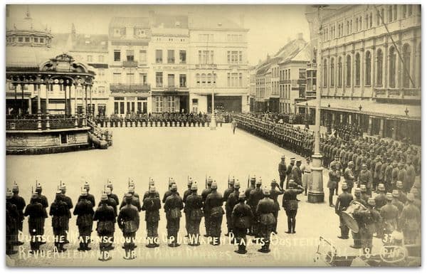 Occupied Ostend during WWII