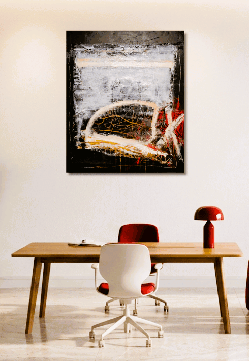 Object with X by Roger Remaut. Xochi Corporate. Art Rental and Leasing in Portugal